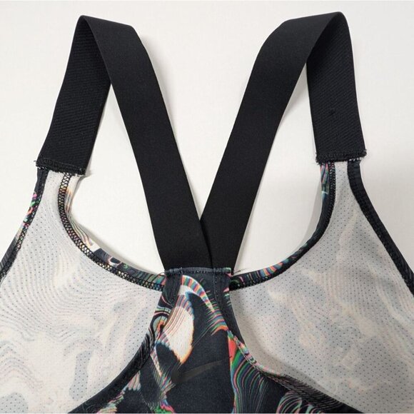 Nike Pro Coral Print Training Top Womens Small Abstract Racerback Psychedelic - Picture 4 of 11